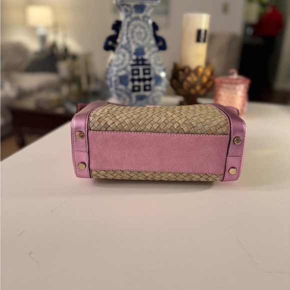 🩷 NWT COACH STRAW AND LEATHER TOTE! - Picture 7 of 13